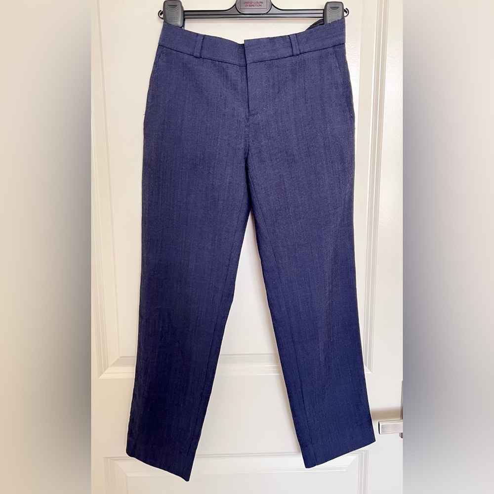 Banana Republic Navy Blue Tailored Trousers